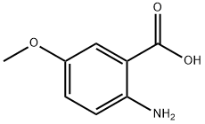 estructura ácida 2-Amino-5-methoxybenzoic