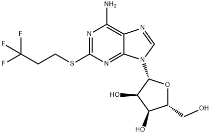(2R, 3R, 4S, 5R) - 2 (6-aMino-2- (3,3,3-trifluoropropylthio) - 9H-purin-9-yl) - estructura (hidroximetílica) de 5 tetrahydrofuran-3,4-diol