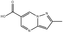estructura ácida de 2-Methylpyrazolo [1,5-a] pyriMidine-6-carboxylic
